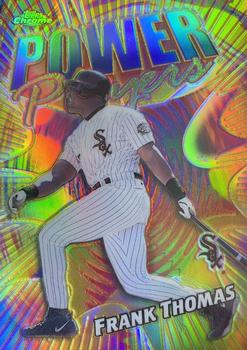 2000 Topps Chrome - Power Players Refractors #P13 Frank Thomas  Front