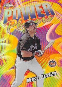 2000 Topps Chrome - Power Players Refractors #P14 Mike Piazza  Front