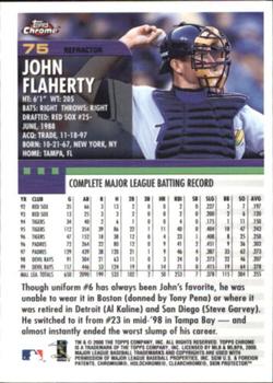 2000 Topps Chrome - Refractors #75 John Flaherty  Back