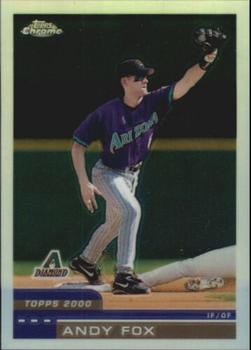 2000 Topps Chrome - Refractors #263 Andy Fox  Front
