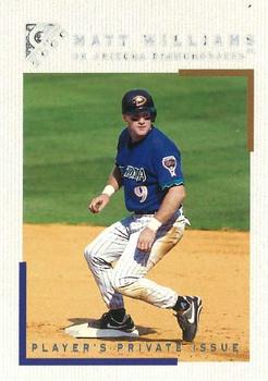2000 Topps Gallery - Player's Private Issue #10 Matt Williams  Front