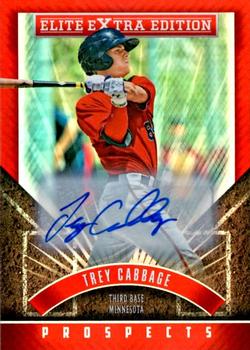 2015 Panini Elite Extra Edition - Autographed Prospects #111 Trey Cabbage Front