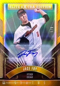 2015 Panini Elite Extra Edition - Gold Status Die Cut Autographed Prospects #165 Jace Fry Front