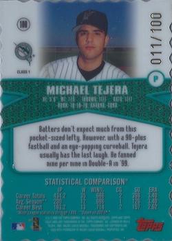 2000 Topps Gold Label - Class 1 Gold #100 Michael Tejera  Back