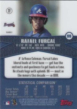 2000 Topps Gold Label - Class 2 #27 Rafael Furcal Back