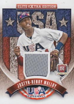 2015 Panini Elite Extra Edition - USA Baseball 15U Game Jerseys #7 Justyn-Henry Malloy Front