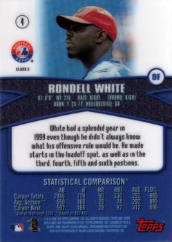 2000 Topps Gold Label - Class 3 #4 Rondell White Back