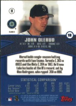 2000 Topps Gold Label - Class 3 #14 John Olerud Back
