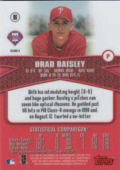 2000 Topps Gold Label - Class 3 #96 Brad Baisley Back