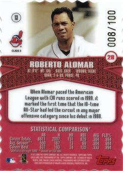 2000 Topps Gold Label - Class 3 Gold #13 Roberto Alomar  Back