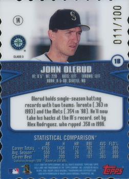 2000 Topps Gold Label - Class 3 Gold #14 John Olerud  Back