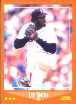 1988 Score Rookie & Traded #20T Lee Smith Front