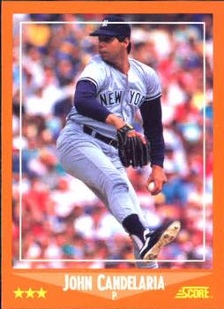 1988 Score Rookie & Traded #40T John Candelaria Front