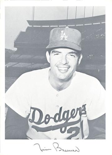 1966 Danny Goodman Los Angeles Dodgers Set C #NNO Jim Brewer Front