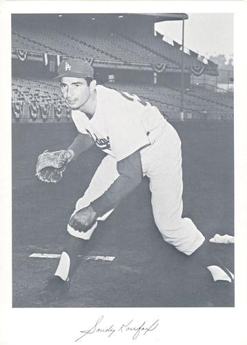 1966 Danny Goodman Los Angeles Dodgers Set C #NNO Sandy Koufax Front