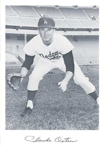 1966 Danny Goodman Los Angeles Dodgers Set C #NNO Claude Osteen Front