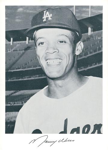 1966 Danny Goodman Los Angeles Dodgers Set C #NNO Maury Wills Front