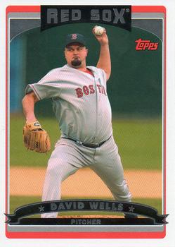 2006 Topps Boston Red Sox #BOS10 David Wells Front
