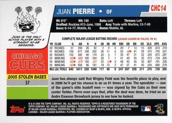 2006 Topps Chicago Cubs #CHC14 Juan Pierre Back
