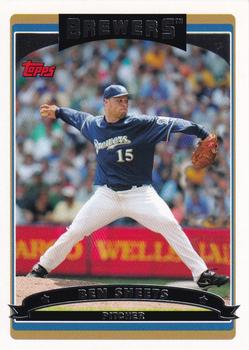 2006 Topps Milwaukee Brewers #MIL1 Ben Sheets Front