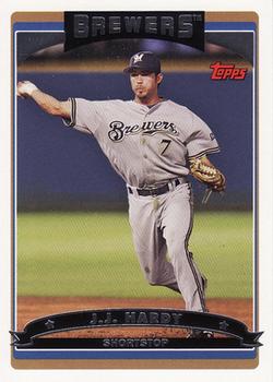 2006 Topps Milwaukee Brewers #MIL9 J.J. Hardy Front