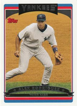 2006 Topps New York Yankees #NYY1 Alex Rodriguez Front