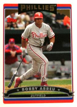 2006 Topps Philadelphia Phillies #PHI4 Bobby Abreu Front