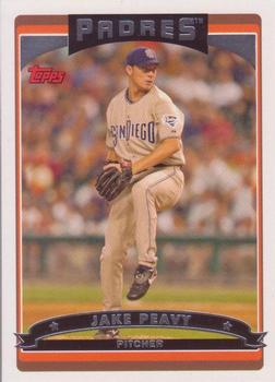 2006 Topps San Diego Padres #SDP1 Jake Peavy Front