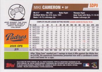 2006 Topps San Diego Padres #SDP9 Mike Cameron Back
