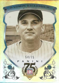 2014 Panini Hall of Fame 75th Year Anniversary - Base Blue Frame #59 Harmon Killebrew Front