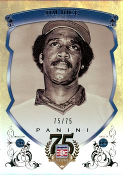 2014 Panini Hall of Fame 75th Year Anniversary - Base Blue Frame #93 Jim Rice Front
