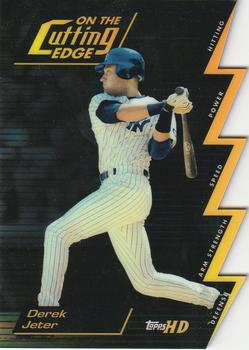 2000 Topps HD - On the Cutting Edge #CE7 Derek Jeter Front