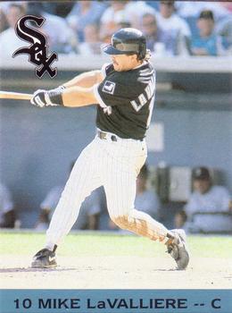 1993 Kodak Chicago White Sox #10 Mike LaValliere Front