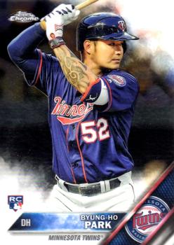 2016 Topps Chrome #13 Byung-Ho Park Front