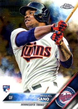 2016 Topps Chrome #104 Miguel Sano Front