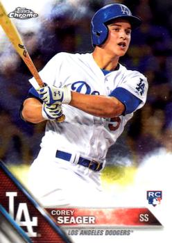 2016 Topps Chrome #150 Corey Seager Front