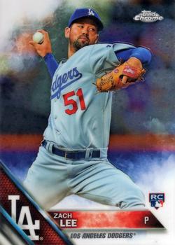 2016 Topps Chrome #171 Zach Lee Front