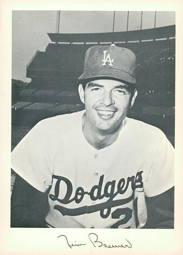 1973 Danny Goodman Los Angeles Dodgers #NNO Jim Brewer Front