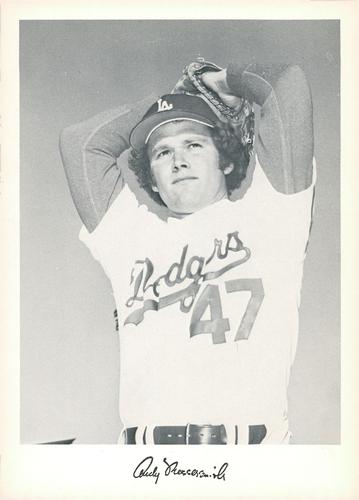 1973 Danny Goodman Los Angeles Dodgers #NNO Andy Messersmith Front