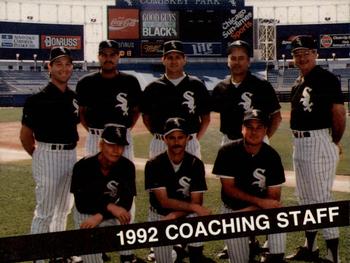 1992 Kodak Chicago White Sox #NNO Walt Hriniak / Doug Mansolino / Dave Huppert / Mike Squires / Terry Bevington / Gene Lamont / Joe Nossek / Jackie Brown Front