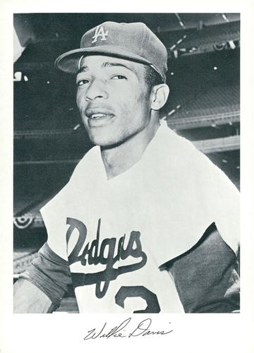 1970 Danny Goodman Los Angeles Dodgers Set E #NNO Willie Davis Front
