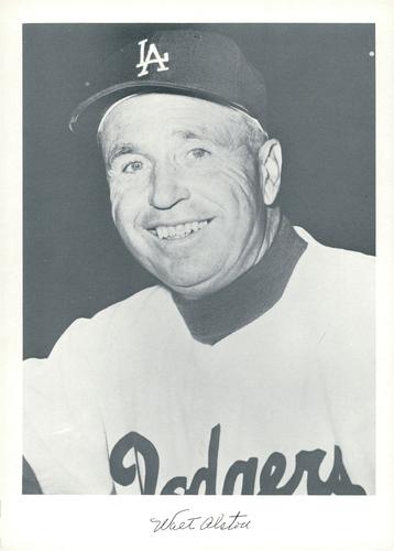 1969 Danny Goodman Los Angeles Dodgers Set E #NNO Walt Alston Front