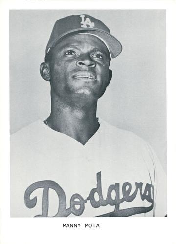 1969 Danny Goodman Los Angeles Dodgers Set E #NNO Manny Mota Front