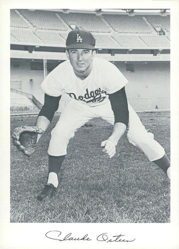 1969 Danny Goodman Los Angeles Dodgers Set E #NNO Claude Osteen Front
