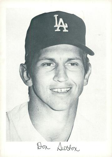 1974 Danny Goodman Los Angeles Dodgers Set D #NNO Don Sutton Front