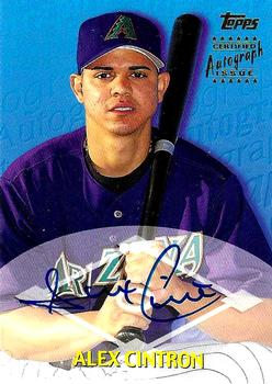 2000 Topps Traded & Rookies - Autographs #TTA14 Alex Cintron  Front
