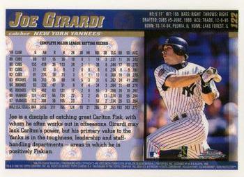 1998 Topps Chrome #122 Joe Girardi Back