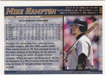 1998 Topps Chrome #226 Mike Hampton Back