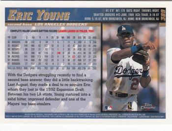 1998 Topps Chrome #389 Eric Young Back