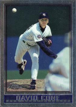 1998 Topps Chrome #391 David Cone Front